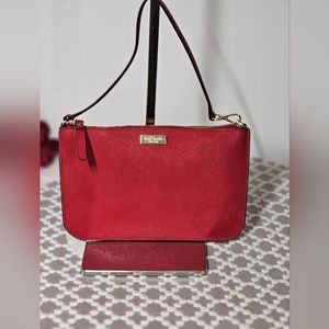 KateSpade Leather HandBag/ Wristlet